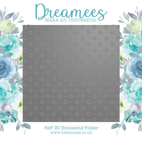 Make an Impression: 3D Ditsy Daisy 6x6 Embossing Folder